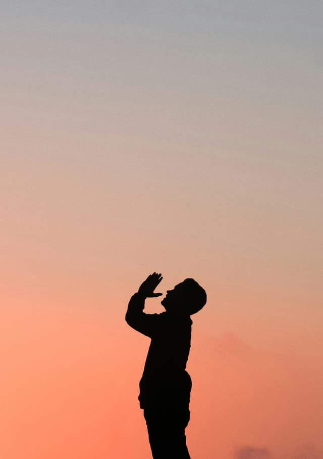 Praying at the early hours of the morning